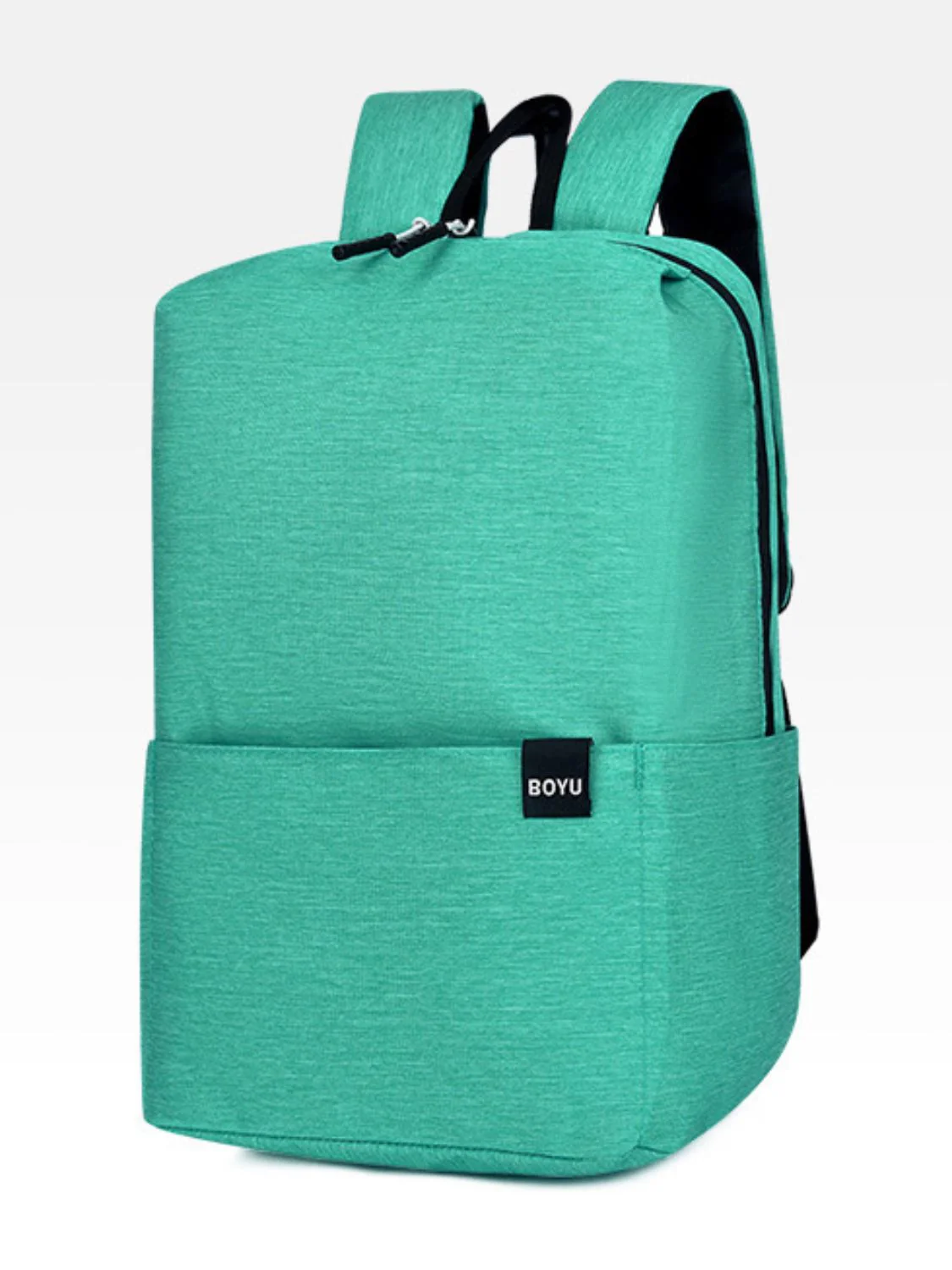 Solid Color Nylon Backpack Bag - Image 3