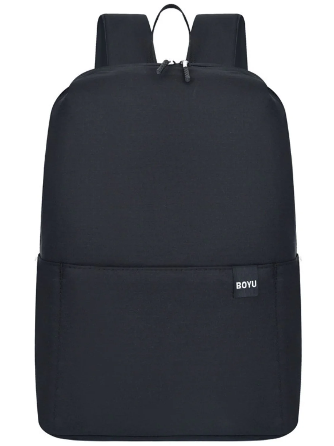 Solid Color Nylon Backpack Bag - Image 6