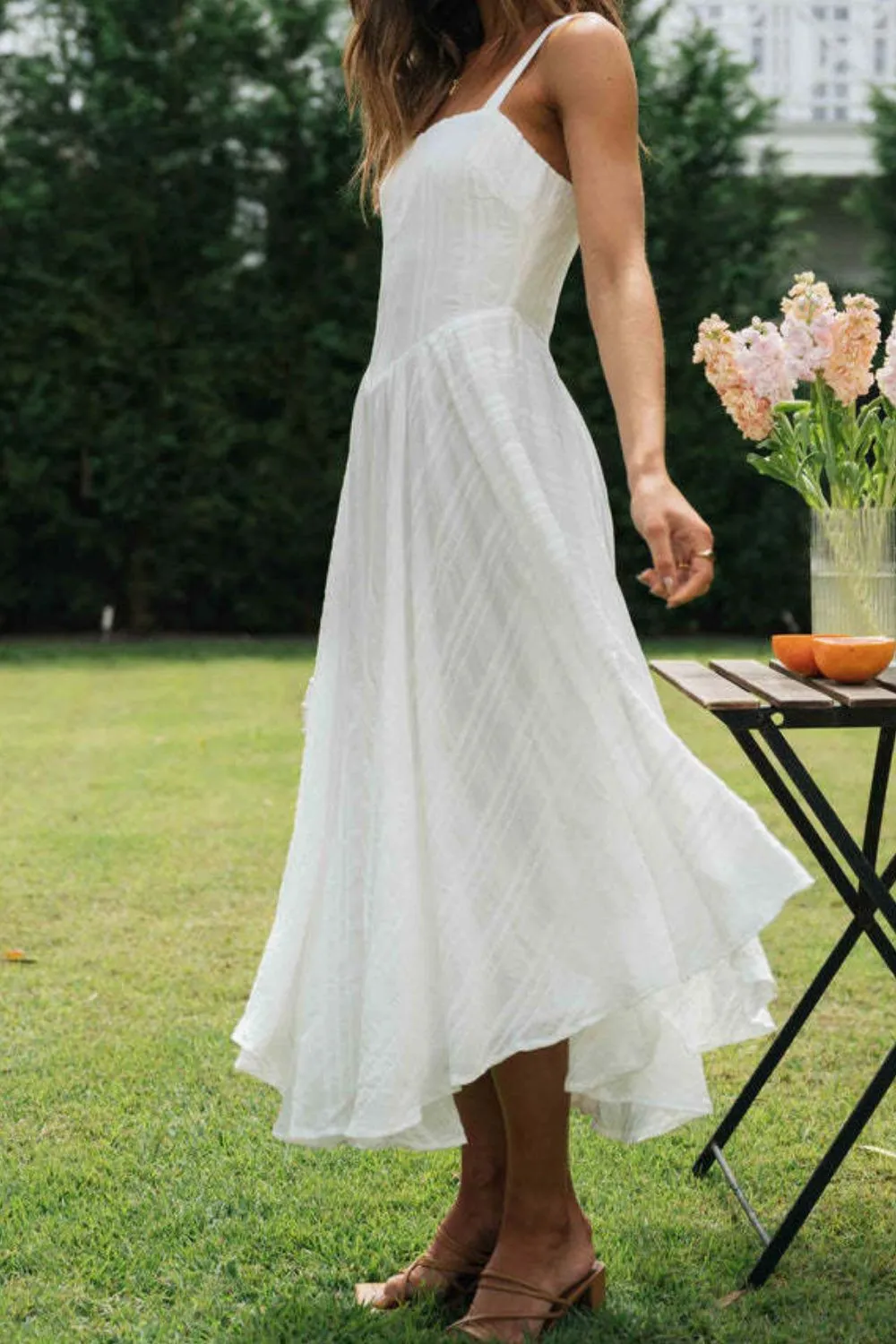 Square Neck Midi Cami Dress - Image 3