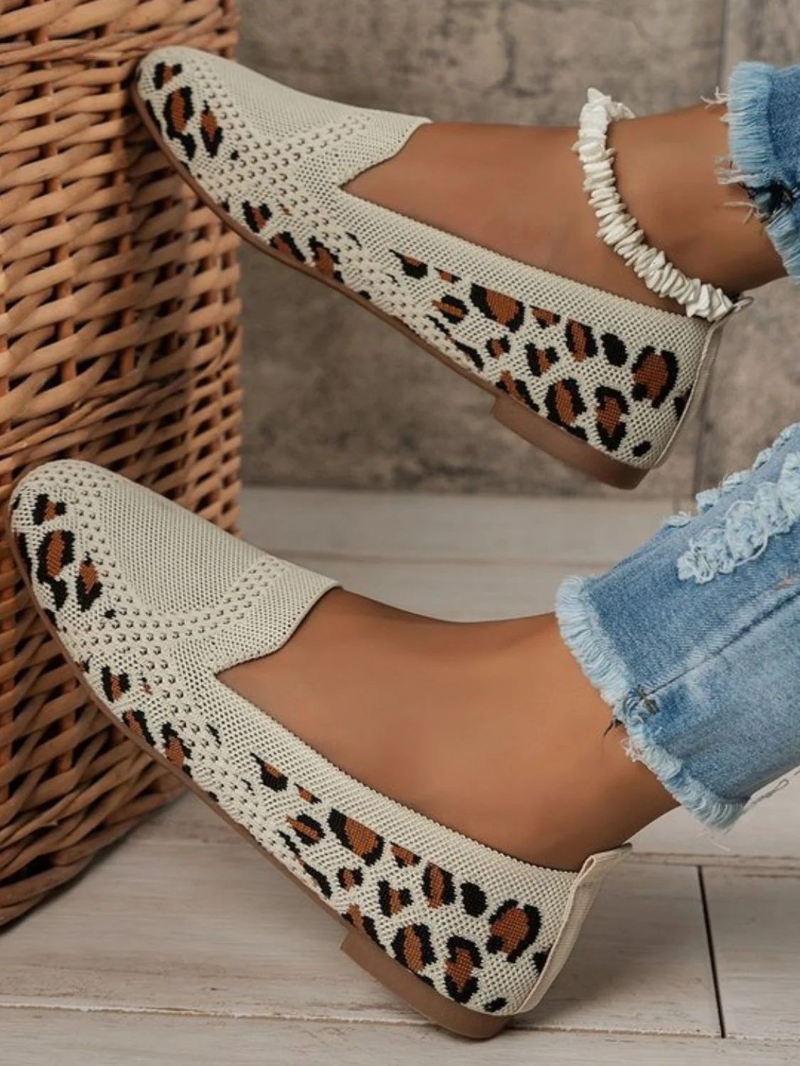 Square Toe Flat Slip-Ons - Image 2