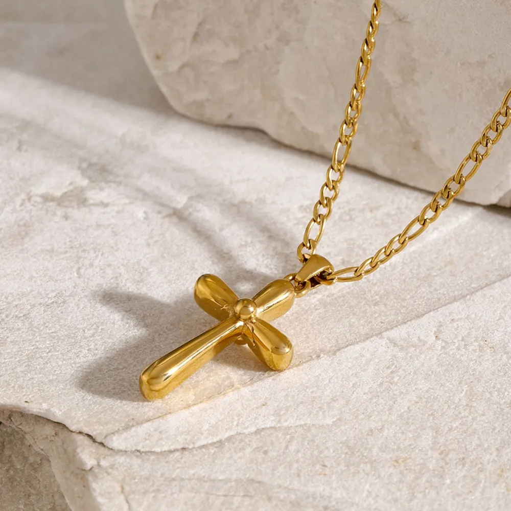Stainless Steel Cross Necklace - Image 4
