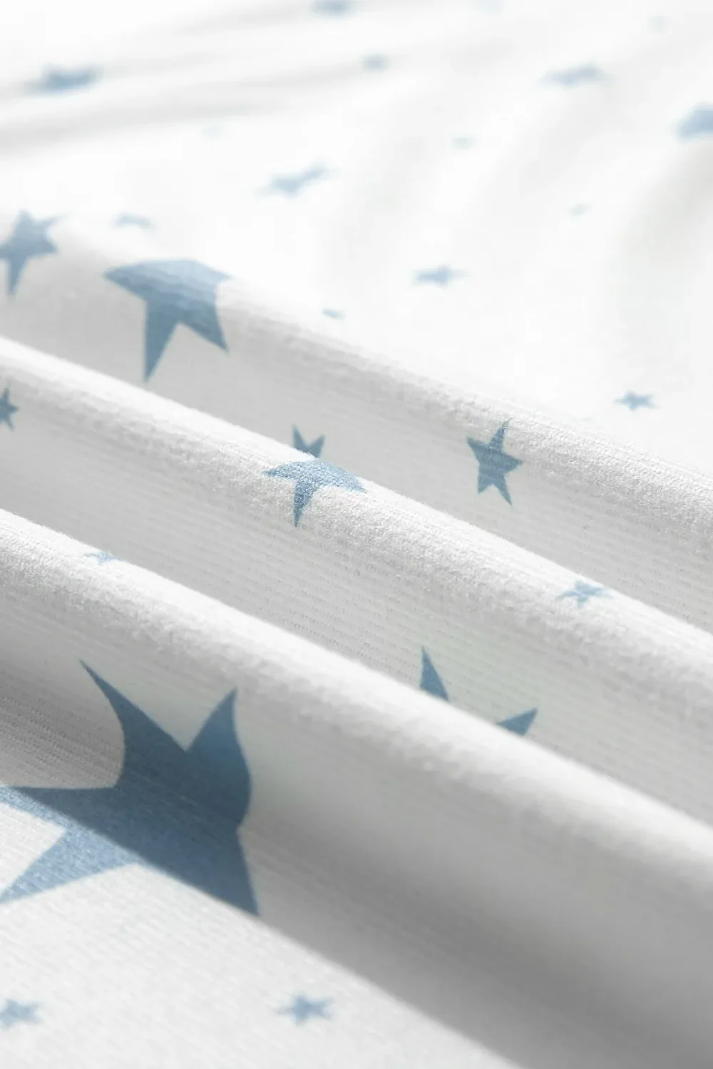 Stars Print Drop Shoulder Oversized T Shirt with Slits - Image 12