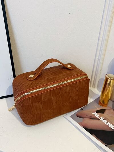 Texture PU Leather Cosmetic Bag - Image 9
