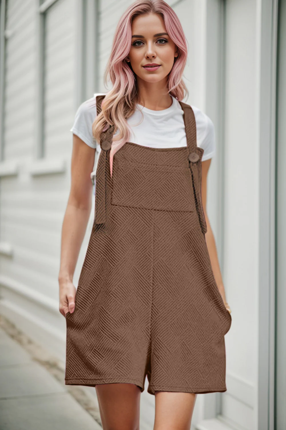 Textured Overall with Pockets - Image 14