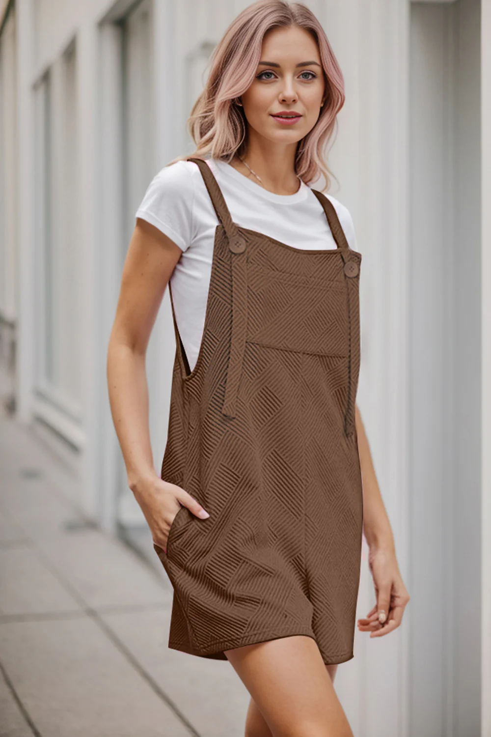 Textured Overall with Pockets - Image 15