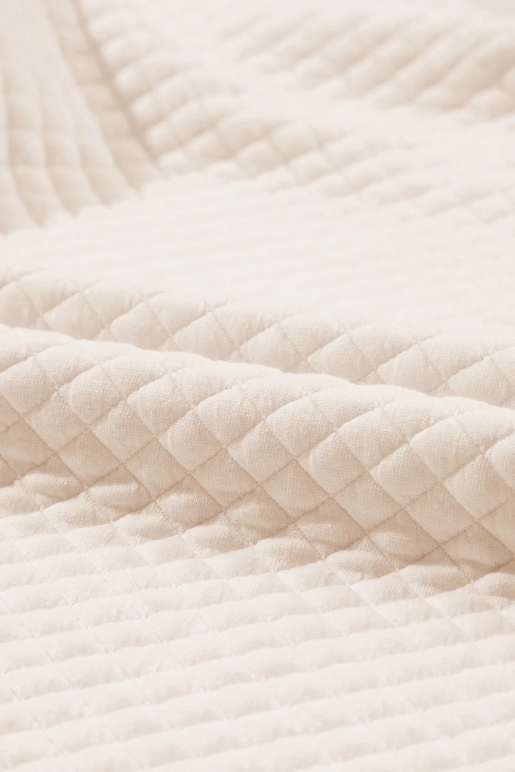 Textured Turtleneck Long Sleeve Sweatshirt - Image 8