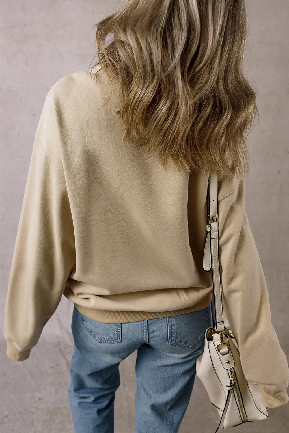 THANKFUL Round Neck Long Sleeve Sweatshirt - Image 4
