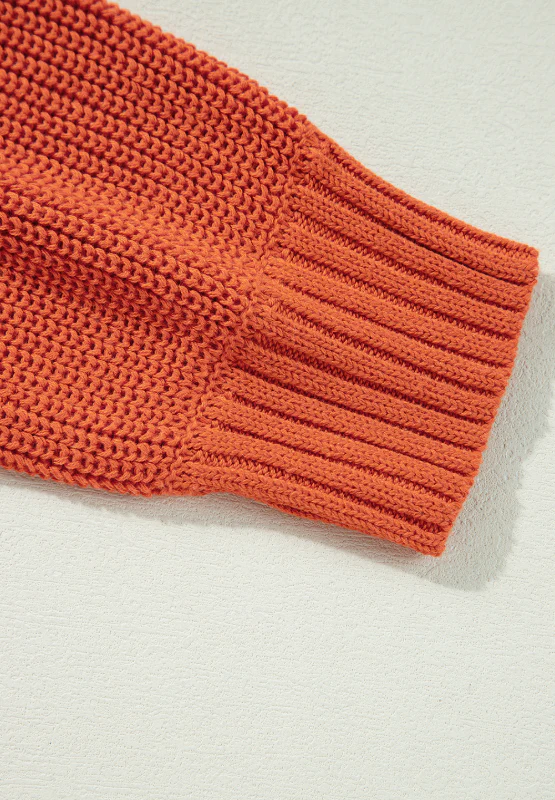 THANKS GIVING Round Neck Long Sleeve Sweater - Image 11