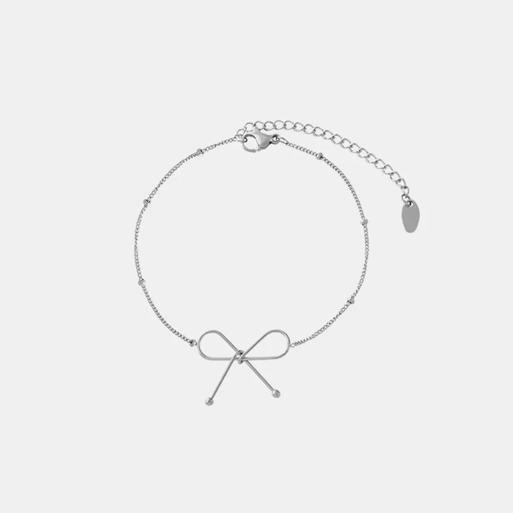 Titanium Steel Bow Bracelet - Image 4