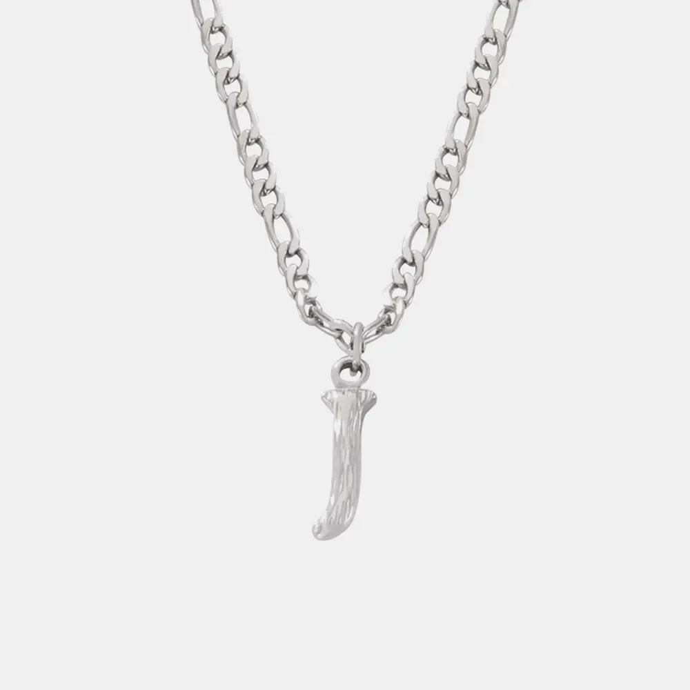 Titanium Steel Letter Pendant Necklace - Image 10