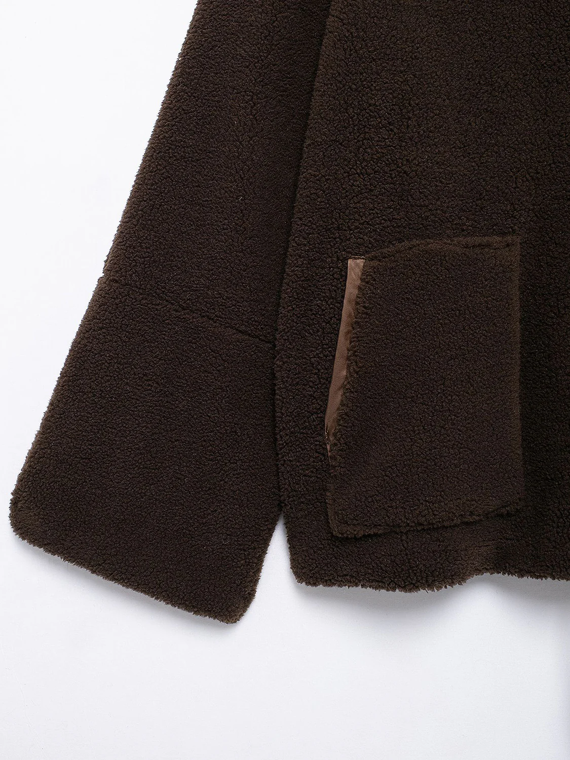 Turtleneck Zip Up Long Sleeve Plush Jacket - Image 31
