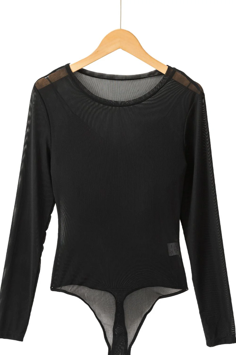 V-Neck Cami and Round Neck Long Sleeve Bodysuit Set - Image 6