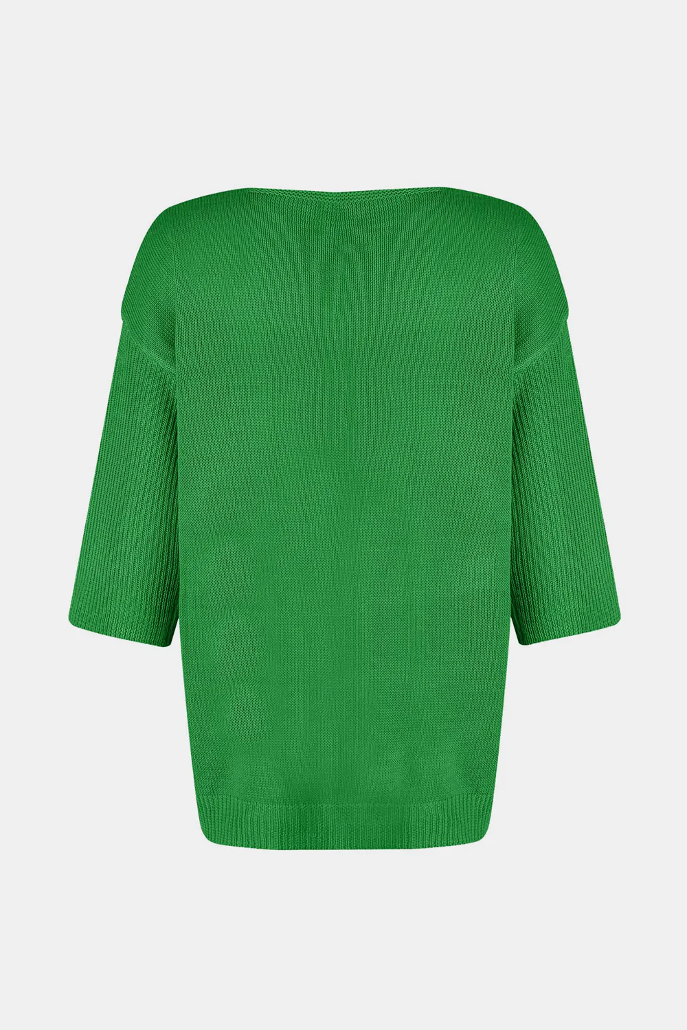 V-Neck Three-Quarter Sleeve Knit Top - Image 9