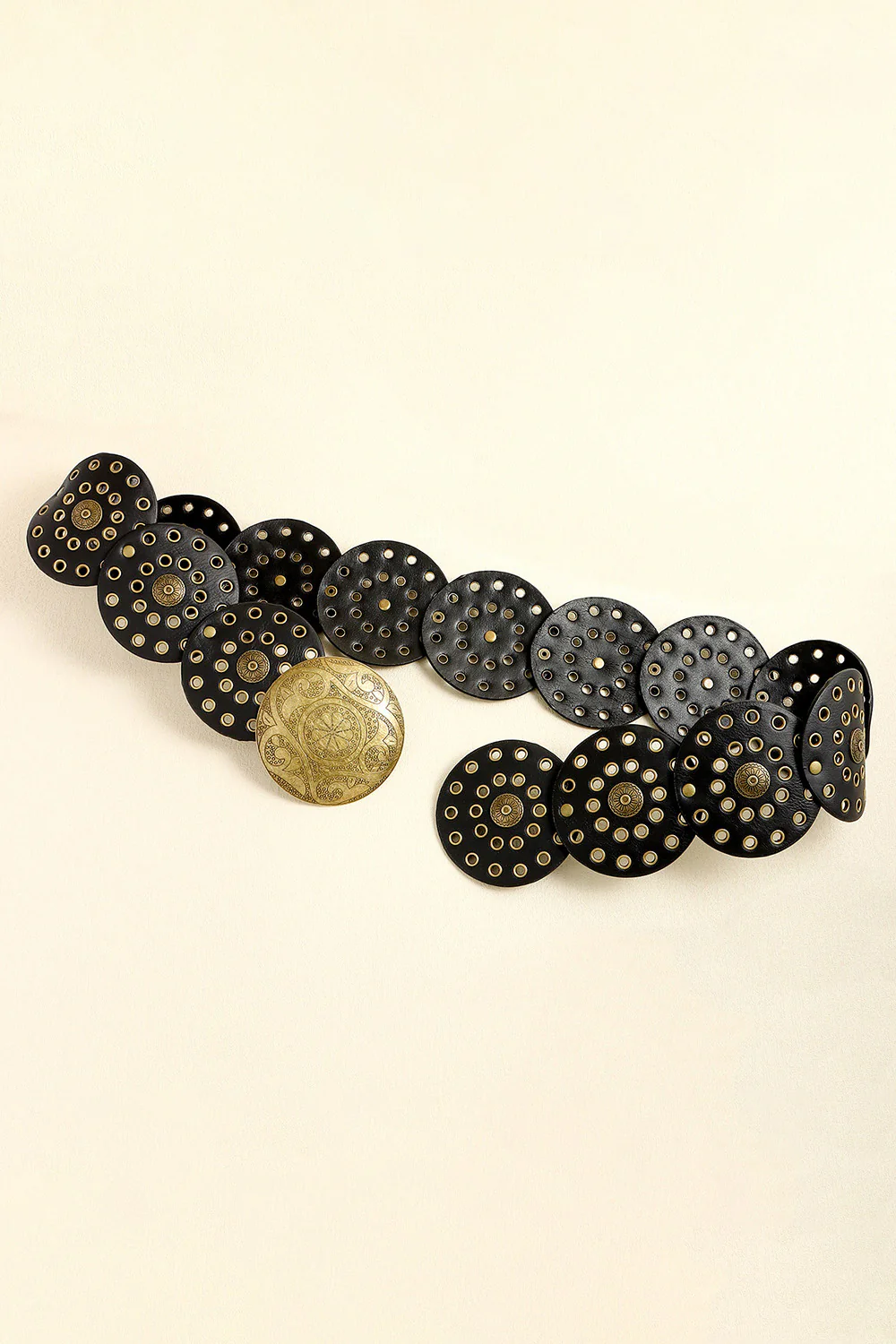 Vintage PU Leather Wide Belt - Image 4