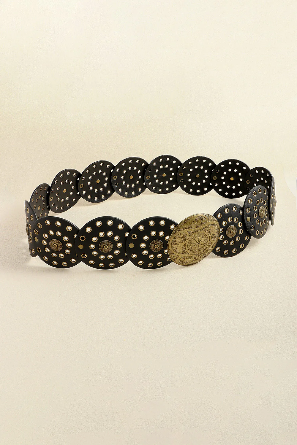 Vintage PU Leather Wide Belt - Image 6