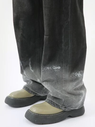 Wide Leg Jeans with Pockets - Image 3