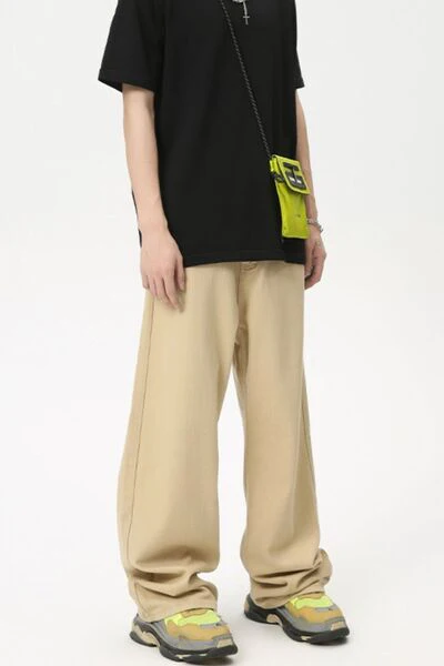 Wide Leg Jeans with Pockets - Image 5