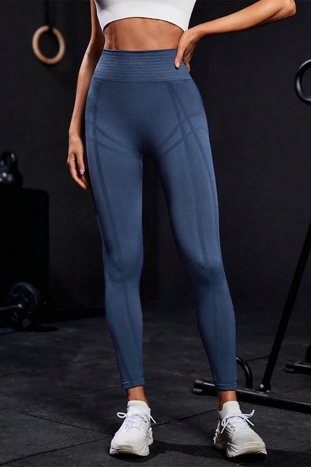 Wide Waistband High Waist Active Leggings - Image 4