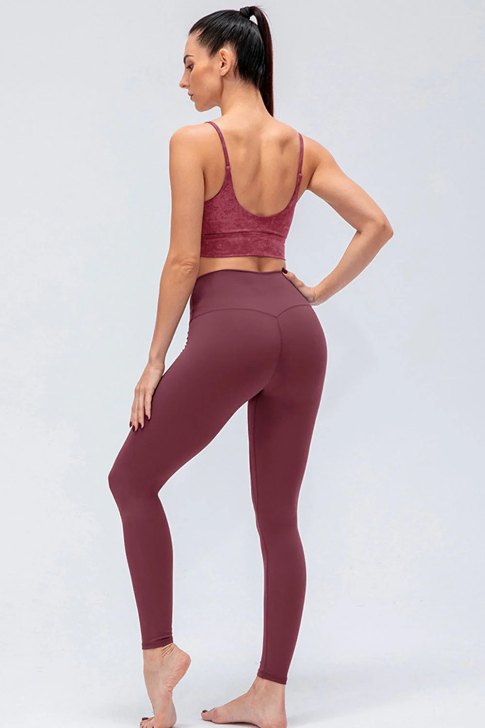 Wide Waistband Slim Fit Active Leggings - Image 12