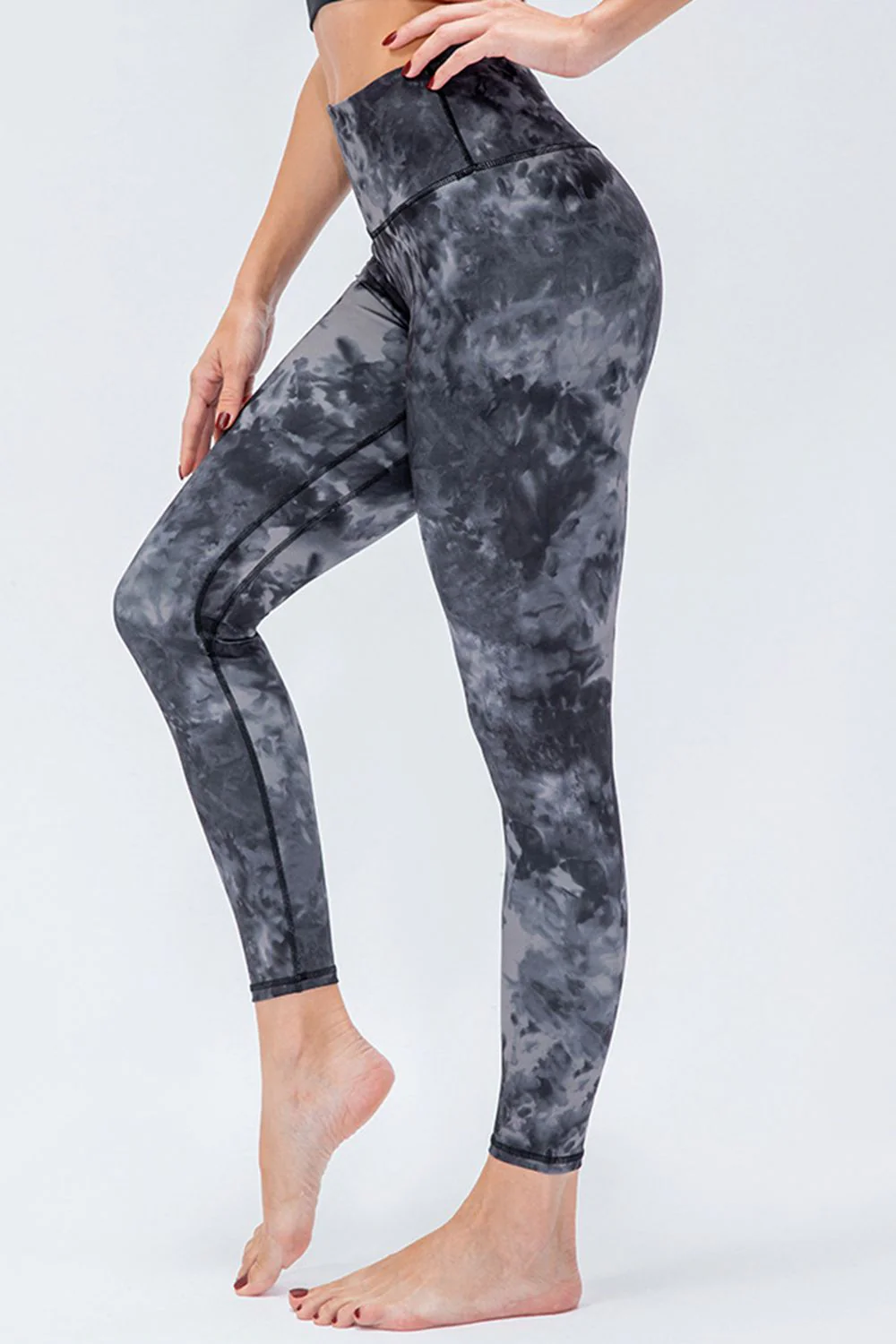 Wide Waistband Slim Fit Active Leggings - Image 14