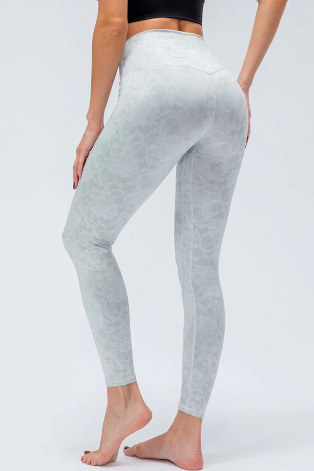 Wide Waistband Slim Fit Active Leggings - Image 17