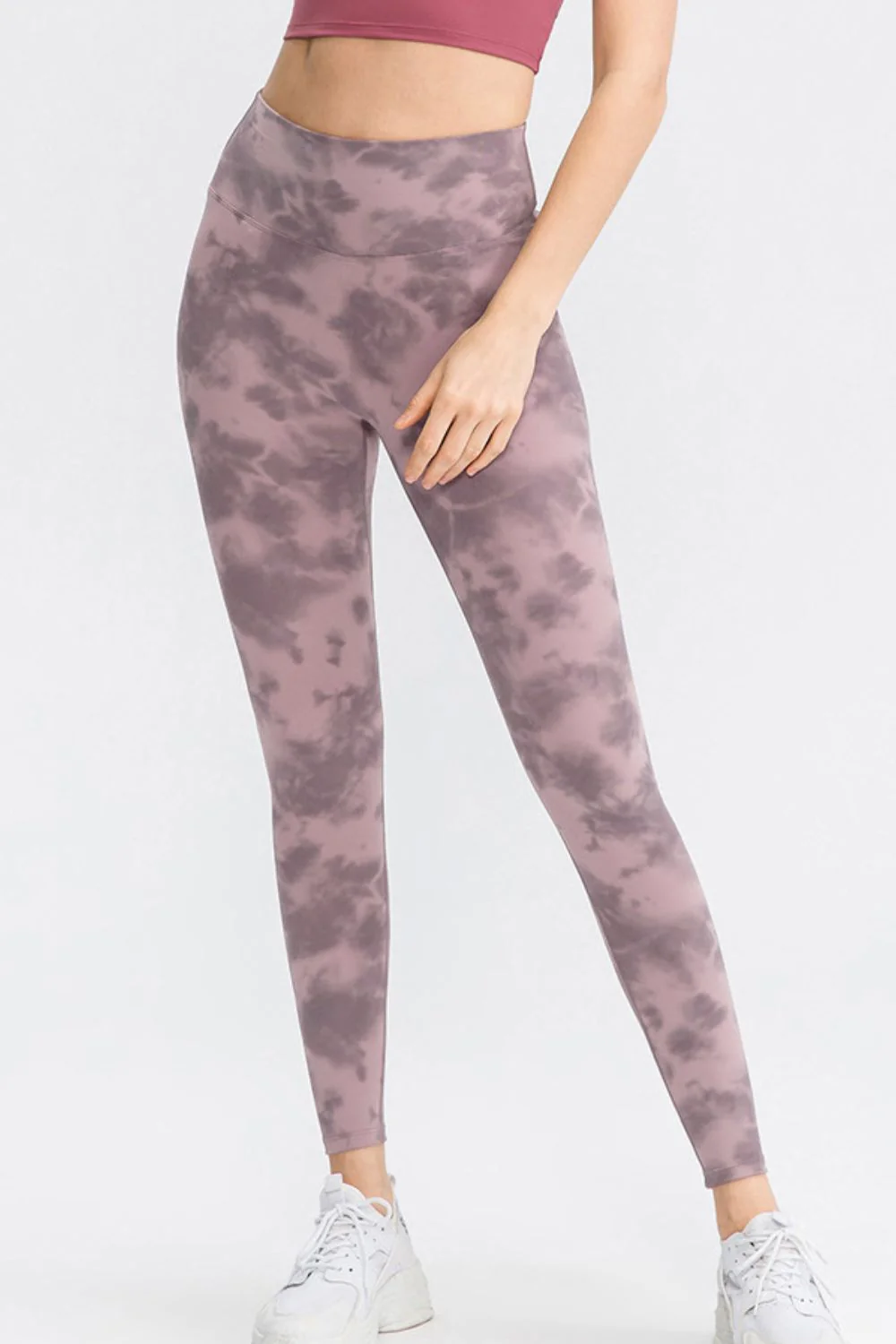 Wide Waistband Slim Fit Long Sports Pants - Image 4