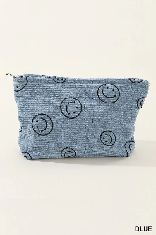 Zenana Corduroy Smile Clutch Bag - Image 6