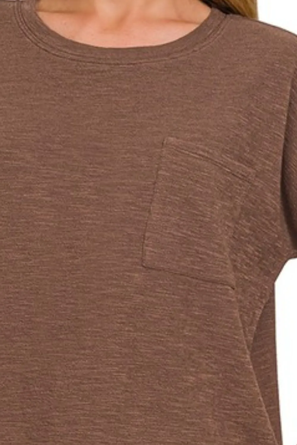 Zenana Round Neck Short Sleeve T-Shirt - Image 3