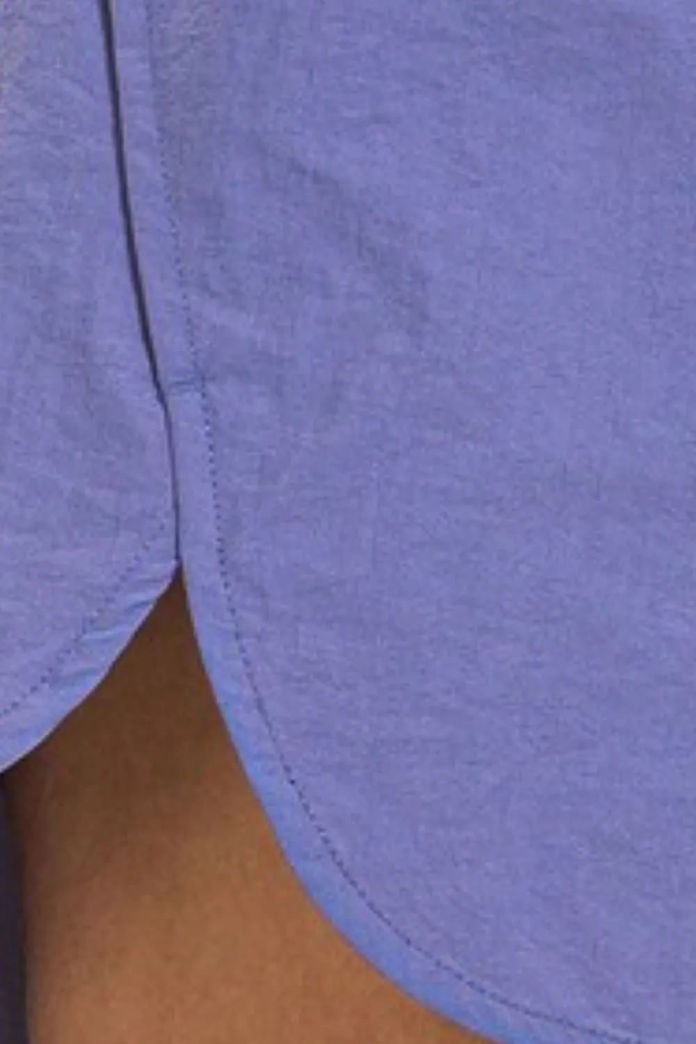 Zenana Windbreaker Smocked Waistband Running Shorts - Image 3