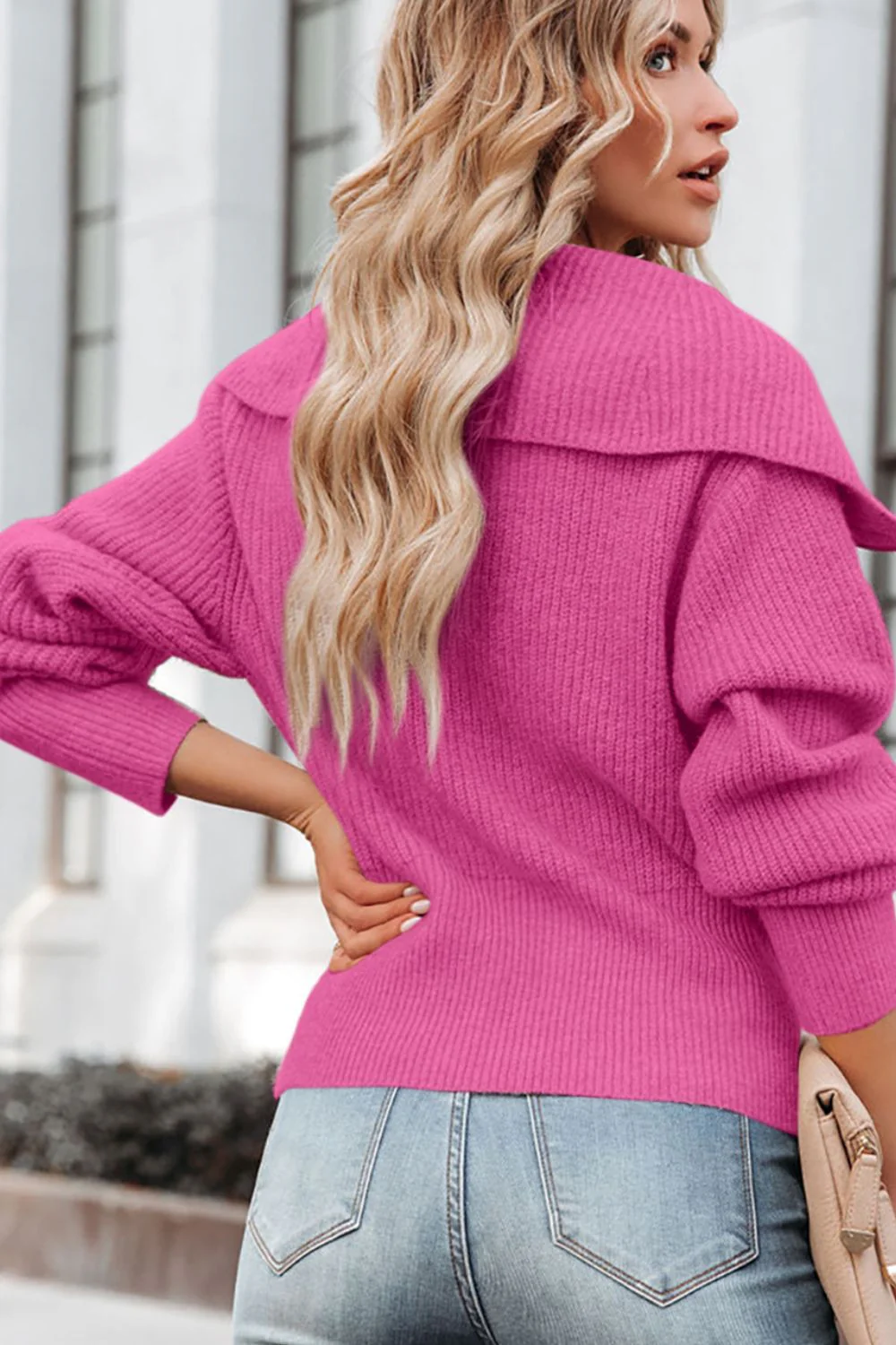 Zip Up Long Sleeve Cardigan - Image 12
