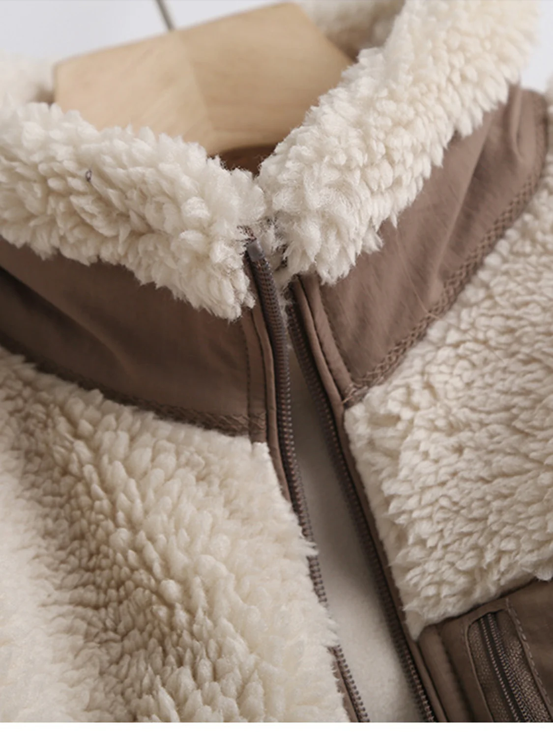 Zip Up Long Sleeve Plush Jacket - Image 19