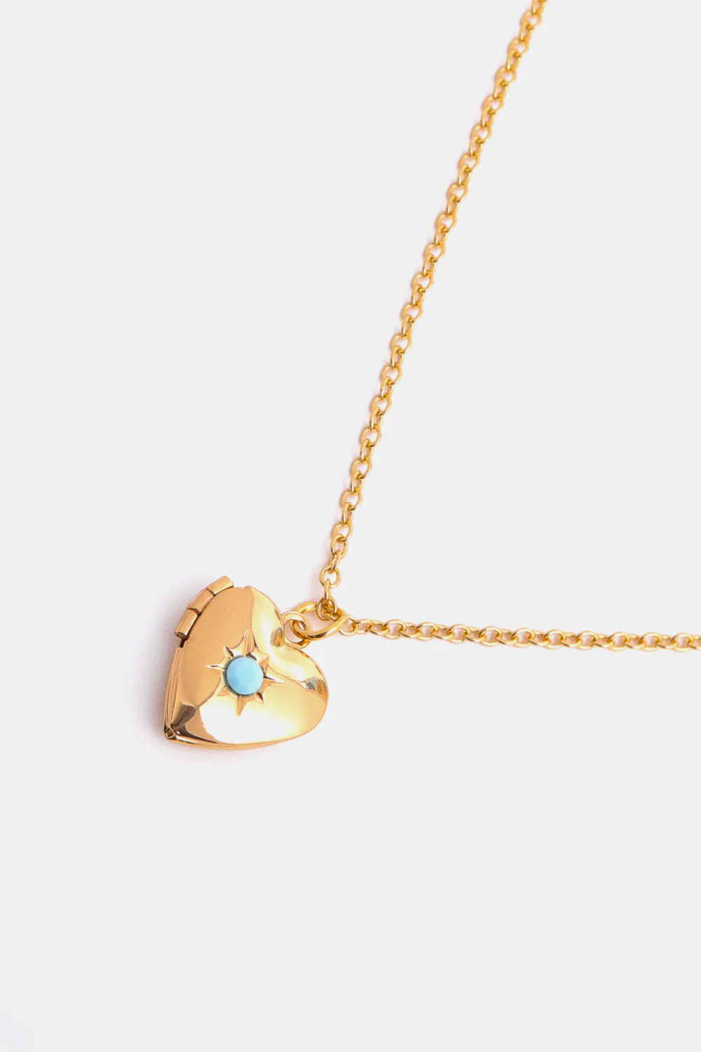 Zircon Heart Shape 14K Gold-Plated Pendant Necklace - Image 17