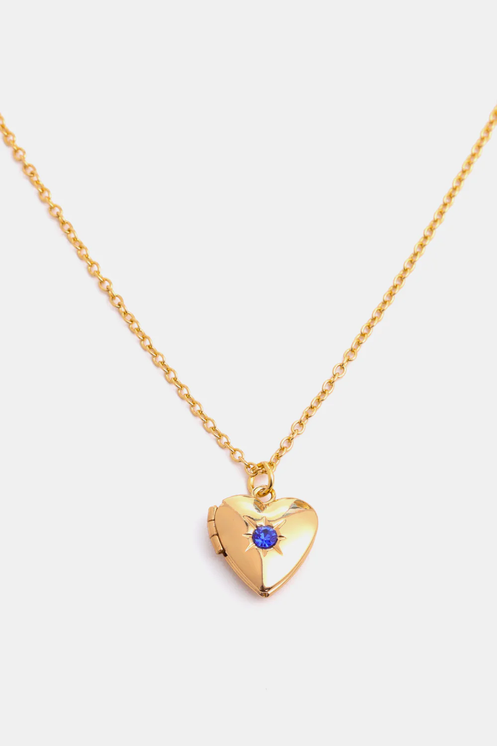 Zircon Heart Shape 14K Gold-Plated Pendant Necklace - Image 18